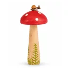 Artikelbild 1 des Artikels “Holz-Fliegenpilz, Rot-Natur, 16 x 7 x 7 cm “
