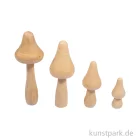 Artikelbild 1 des Artikels “Holz Pilze, Natur, Höhe 5-11,4 cm, 4 Stück “