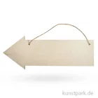Artikelbild 1 des Artikels “Holz Schild mit Jutegarn - Pfeil “