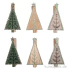 Artikelbild 1 des Artikels “Holz Weihnachtsbaum auf Klammer, 3 x 5,2 cm, 6 Stück “