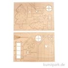 Artikelbild 1 des Artikels “Holz Wichteltür Tomte, Natur, 24-teiliges Set “