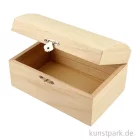 Artikelbild 1 des Artikels “Holzbox mit Deckel, Schatzkiste, 16,5 x 11 x 8,55 cm “