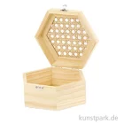 Artikelbild 1 des Artikels “Holzkästchen mit Deckel, Sechseckig, 130 x 60 x 113 mm “