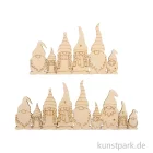 Artikelbild 1 des Artikels “Holzleiste Wichtelfamilie, Natur, 9,2 x 5,4 + 13,2 x 5,4 cm, 2 Stück “