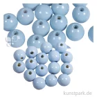 Artikelbild 1 des Artikels “Holzperlen Farbig, Poliert, Durchmesser 10 mm, 52 Stück Farbe | Pastellblau“