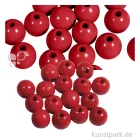 Artikelbild 1 des Artikels “Holzperlen Farbig, Poliert, Durchmesser 10 mm, 52 Stück Farbe | Rot“