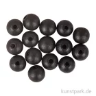 Artikelbild 1 des Artikels “Holzperlen, Schwarz, matt, 10 mm, 35 Stück “