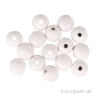 Artikelbild 1 des Artikels “Holzperlen, Weiß, matt, 10 mm, 35 Stück “