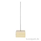 Artikelbild 1 des Artikels “Holzsockel Größe 7 x 7 cm mit Metallstab Höhe 30 cm “