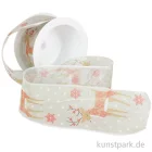 Artikelbild 1 des Artikels “Hotex Chiffonband mit Draht - Hirsch Rot - 40 mm x 2 m “