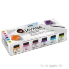 Artikelbild 1 des Artikels “KREUL Javana Seidenmalfarben-Set - Trendfarben mit 6  x 20 ml und Zubehör “