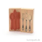 Artikelbild 1 des Artikels “Judi-Kins Stamps - Gabel, Messer, Löffel - 6x10 cm “