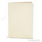 Artikelbild 1 des Artikels “Karte mit Umschlag in Perlmuttoptik, 4 Sets 10,5 x 15 cm | Creme“