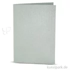 Artikelbild 1 des Artikels “Karte mit Umschlag in Perlmuttoptik, 4 Sets 10,5 x 15 cm | Silber“