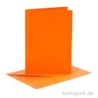 Artikelbild 1 des Artikels “Karten und Kuverts, 6 Sets 15 x 10.5 cm | Orange“
