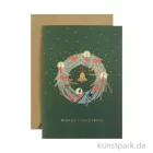 Artikelbild 1 des Artikels “Karten und Umschläge - Merry Christmas, Kranz, 8er Set, B6 “