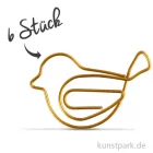 Artikelbild 1 des Artikels “Klammern aus Goldmetall - Vogel, 32x40 mm, 6 Stück “