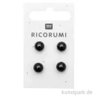 Artikelbild 1 des Artikels “Knöpfe mit Steg, Braun-Schwarz, 8,5 mm, 4 Stück “