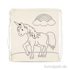 Artikelbild 1 des Artikels “Beutel mit Kordelzug aus Baumwolle mit Einhornmotiv, Größe 37x41 cm “