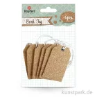 Artikelbild 1 des Artikels “Kork Tags mit Bändchen, 6 Stück “