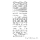 Artikelbild 1 des Artikels “Kreativ Sticker - Buchstaben groß, Silber, 10 x 23 cm “