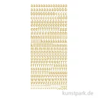 Artikelbild 1 des Artikels “Kreativ Sticker - Buchstaben klein, Gold, 10 x 23 cm “