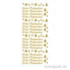 Artikelbild 1 des Artikels “Kreativ Sticker - Frohe Weihnachten Motive 2, Gold, 10 x 23 cm “