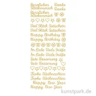 Artikelbild 1 des Artikels “Kreativ Sticker - Grüße, Gold, 10 x 23 cm “
