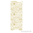 Artikelbild 1 des Artikels “Kreativ Sticker - Herzlichen Glückwunsch 2, Gold, 10 x 23 cm “
