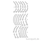 Artikelbild 1 des Artikels “Kreativ Sticker - Merry Christmas, Silber, 10 x 23 cm “