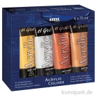 Artikelbild 1 des Artikels “KREUL el Greco Acrylfarben Set - Metallic, 4 x 75 ml “