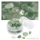 Artikelbild 1 des Artikels “Kristallperlen, Durchmesser 7-12 mm, Lochgröße 1 mm, 63 Stück Farbe | Grün, Aventurin“