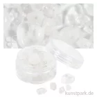 Artikelbild 1 des Artikels “Kristallperlen, Durchmesser 7-12 mm, Lochgröße 1 mm, 63 Stück Farbe | Transparent, Quarz“
