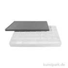 Artikelbild 1 des Artikels “Kunststoffpalette mit Deckel, 36 Farbmulden, 29 x 16 x 2,8 cm “