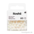 Artikelbild 1 des Artikels “Kunststoffperlen, Perlweiß Mix, 6 mm Durchmesser, 80 Stück “