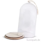 Artikelbild 1 des Artikels “Kuppel aus Kunststoff mit Holzsockel 11 x 19 cm“