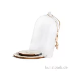Artikelbild 1 des Artikels “Kuppel aus Kunststoff mit Holzsockel 6 x 9 cm“