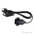 Artikelbild 1 des Artikels “Lampenfassung mit Schalter - E27 Fassung, Schwarz, 180 cm “