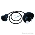 Artikelbild 1 des Artikels “Lampenfassung Pendelleuchte - E27 Fassung, Schwarz, 100 cm “