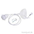 Artikelbild 1 des Artikels “Lampenfassung Pendelleuchte - E27 Fassung, Weiß, 100 cm “