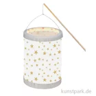 Artikelbild 1 des Artikels “Laternen Bastelset - Sternchen Gold Weiß, Höhe 20 cm “