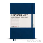 Artikelbild 1 des Artikels “Leuchtturm Notizbuch Hardcover - Marine - Liniert Master A4 Slim - 121 Seiten“