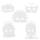 Artikelbild 1 des Artikels “Märchen-Masken aus weißem Karton mit Gummiband, 16 Stück “