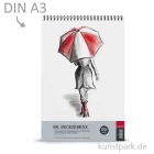 Artikelbild 1 des Artikels “Mal- und Skizzenblock 130g, Spiralbindung DIN A3, 50 Blatt“