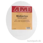 Artikelbild 1 des Artikels “Ovaler Malkarton mit Maltuch bespannt “