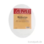 Artikelbild 1 des Artikels “Ovaler Malkarton mit Maltuch bespannt 15 x 20 cm“