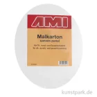 Artikelbild 1 des Artikels “Ovaler Malkarton mit Maltuch bespannt 24 x 30 cm“