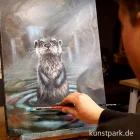 Artikelbild 1 des Artikels “Malkurs - Wildlife Acryl - Otter - 11.07.26 “
