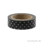 Artikelbild 1 des Artikels “Masking Tape - Dots Black, 15 mm, 10 m Rolle “
