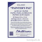 Artikelbild 1 des Artikels “Masterson Sta-Wet Painters Pal - Acrylic Paper, 30 Blatt, 22 x 30,5 cm “
